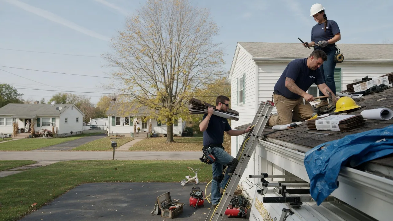 Local Roofing Contractors in Modesto, IL near me